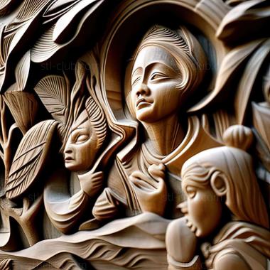 3D модель Тагиг на Филиппинах (STL)